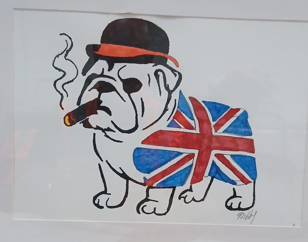 Best of British — hand-painted, ink & marker on paper